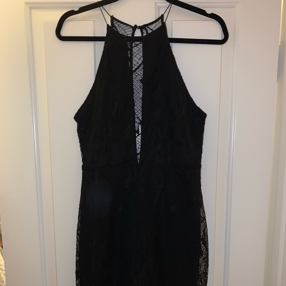 ASTR black lace dress